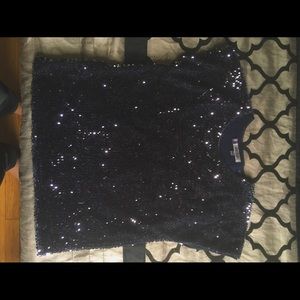 Jennifer Lopez purple sequin top